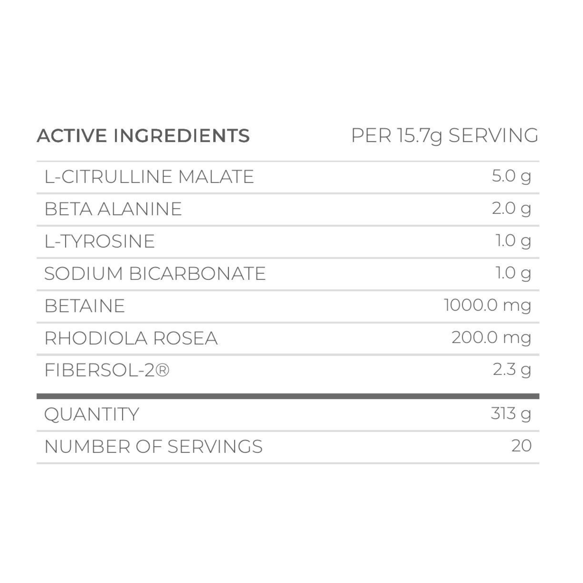 Pre-Workout (Stim Free)